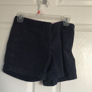 J crew shorts dark blue size 2